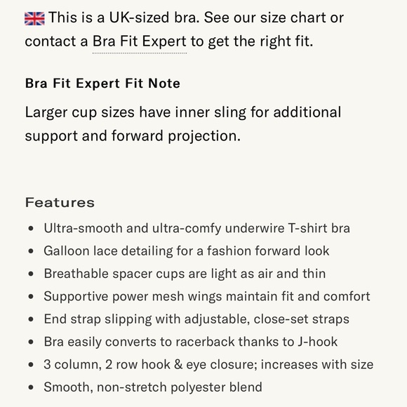 Like New Panache Cari underwire t-shirt bra, size 32G nude - Picture 12 of 12